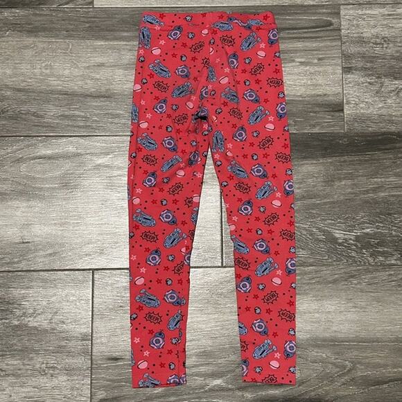 Spotted Zebra Star Wars Pink Leggings Sz. S (6/7) - Picture 3 of 5